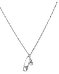 Emanuele Bicocchi - Safety Pin Pearl-Pendant Necklace - Lyst