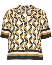 Eres - Camicia Sonore A Maniche Corte Con Stampa Geometrica - Lyst