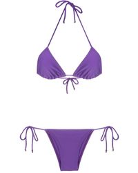 Amir Slama - Klassischer Triangel-Bikini - Lyst