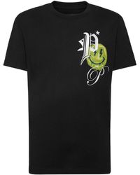 Philipp Plein - Smile T-Shirt mit Logo-Print - Lyst