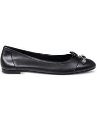 Balenciaga - City Bow Buckled Ballet Flats - Lyst