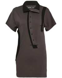 OPEN YY - Polo À Boutonnière Incurvée - Lyst