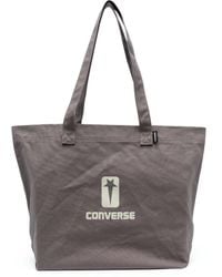 Converse - Shopper aus Canvas mit Logo-Print - Lyst