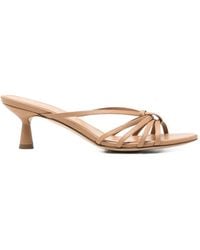 Aeyde - Abby Strappy Leather Mules - Lyst
