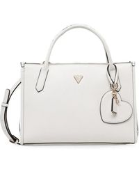 Guess - Isobel Logo-Plaque Heart-Charm Tote Bag - Lyst