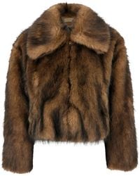 MICHAEL Michael Kors - Veste En Fourrure Artificielle - Lyst