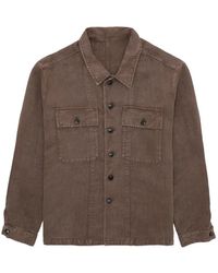Fortela - Front Pockets Logo Button Shirt - Lyst