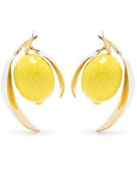 Andres Gallardo - Lemon Drop Ceramic Earrings - Lyst
