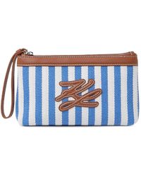 KARL LAGERFELD - Pochette À Rayures - Lyst
