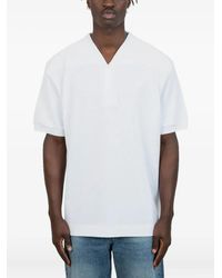 Lacoste - Polo Con Scollo A V - Lyst