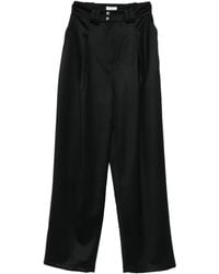 Vestiaire d'un Oiseau Libre - Pleated-Front Press-Stud Trousers - Lyst