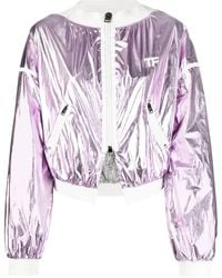 Tom Ford - Metallic Cropped Bomber Jacket - Lyst
