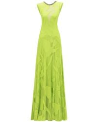 Gemy Maalouf - Patterned Lace Maxi Dress - Lyst