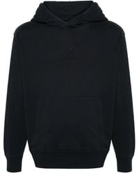 C.P. Company - Hoodie Mit Logo-Stickerei - Lyst