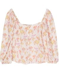 PS by Paul Smith - Blusa Oleander a fiori - Lyst