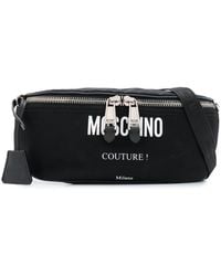 Moschino - Logo Print Belt Bag - Lyst