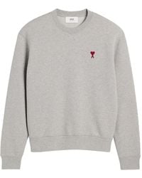 Ami Paris - Sweater Van Biologisch Katoen - Lyst