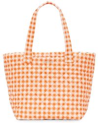 MZ Wallace - Medium Metro Deluxe Gingham Tote Bag - Lyst
