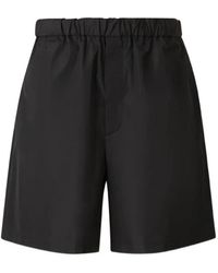 Jil Sander - Elasticated-Waistband Shorts - Lyst