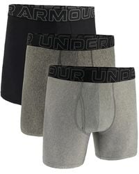 Under Armour - Logo-Waistband Boxers (Pack Of Three) - Lyst
