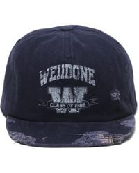 we11done - Cappello Con Logo Effetto Vissuto - Lyst