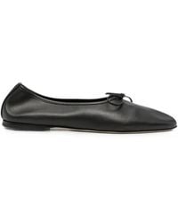 Dear Frances - Bow-Detail Ballet Flats - Lyst