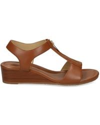 MICHAEL Michael Kors - Berkley Zip Leather Sandals - Lyst