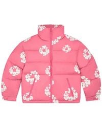 DENIM TEARS - Wreath Puffer Jacket - Lyst