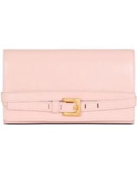 Balmain - Shuffle Calfskin Wallet With Chain - Lyst