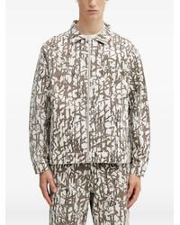 Gramicci - Veste Zippée À Imprimé Abstrait - Lyst