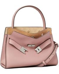 Tory Burch Petite Lee Radziwill High Shine Cat Eye Bag in Pink | Lyst