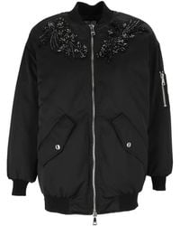 Ermanno Scervino - Chaqueta Bómber Con Cuentas - Lyst