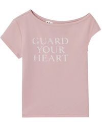 B+ AB - Asymmetric Rhinestone-Embellished T-Shirt - Lyst
