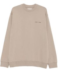 Samsøe & Samsøe - Sweater Met Ronde Hals En Logo - Lyst