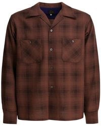 Needles - Checked Wool "One-Up" Shirt - Lyst