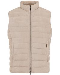Moorer - Chaleco Acolchado Con Cremallera - Lyst