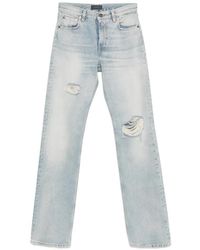 Haikure - Distressed Straight-Leg Jeans - Lyst