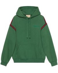 Gucci - Cotton Jersey Hoodie - Lyst