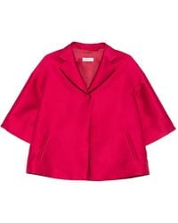 NINA 14.7 - Satin-Finish Cropped Jacket - Lyst