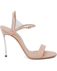 Casadei - 115Mm Blade V Celebrity Stiletto-Heel Sandals - Lyst
