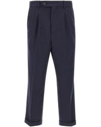 Drole de Monsieur - Bundfaltenhose mit Umschlag - Lyst