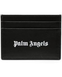 Palm Angels - Logo-print Leather Card Holder - Lyst