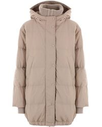 Brunello Cucinelli - Hooded Down Jacket - Lyst