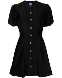 Macgraw Sorbet Silk Mini Dress - Black