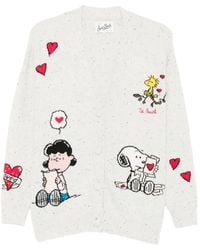 MC2 Saint Barth - X Peanuts Gebreid Vest Met Intarsia - Lyst