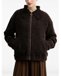 Sessun - Heavenly Collared Zip-Fastening Jacket - Lyst