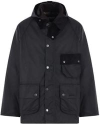 Barbour - Modified Solway Waxed Coat - Lyst