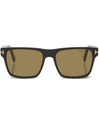 Tom Ford - Calder Metal-Detail Square-Frame Sunglasses - Lyst