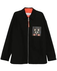 Loewe - X Louis Wain Gabardine Zip-Up Overshirt - Lyst