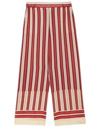 Ottod'Ame - Striped Wide-Leg Trousers - Lyst